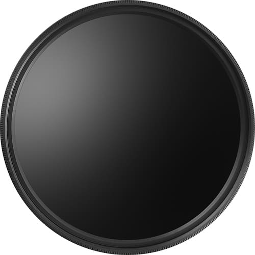Platinum - 52mm, 58mm and 67mm Variable Neutral Density (ND) Lens Filter - Black - Angle