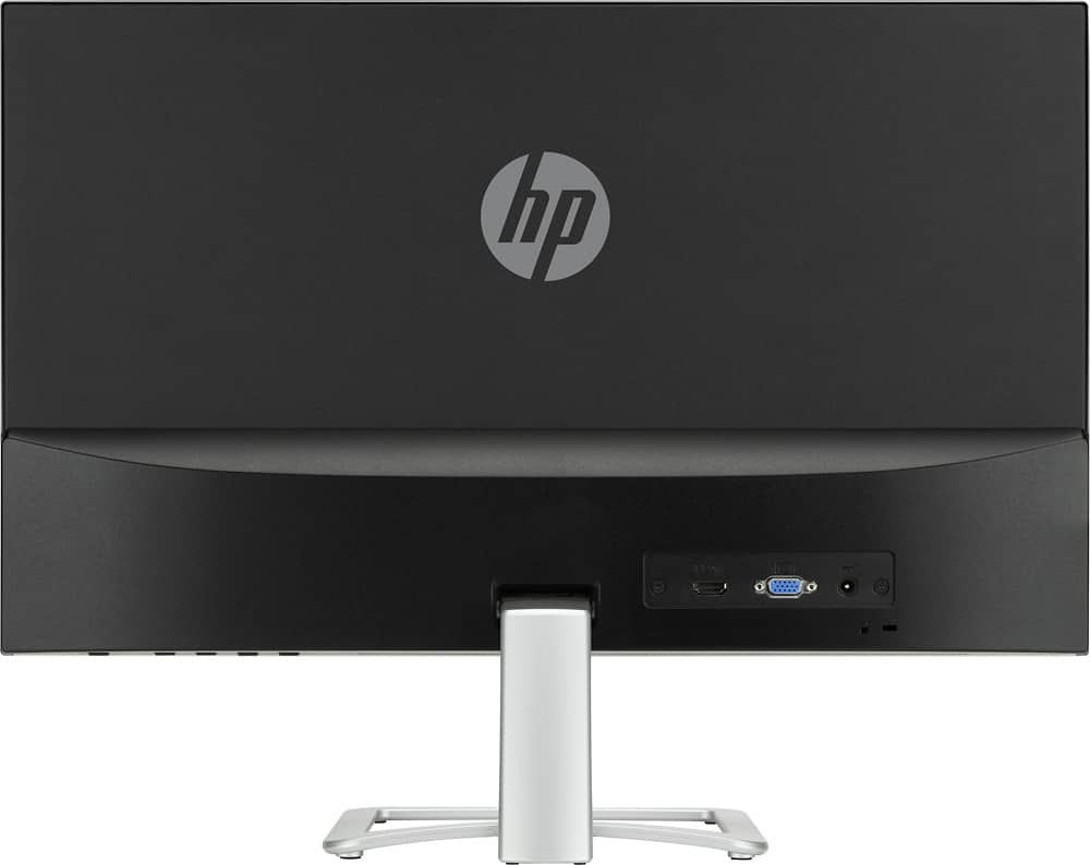 Back. HP - 23es 23" IPS LED FHD Monitor - Natural Silver.