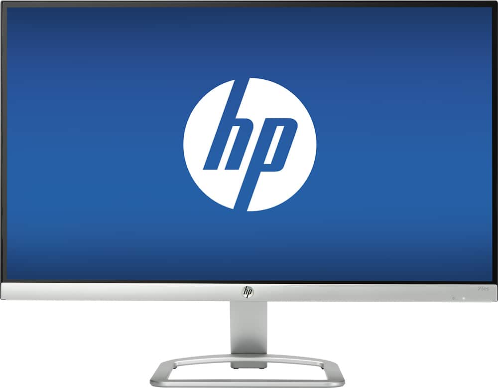 Front. HP - 23es 23" IPS LED FHD Monitor - Natural Silver.