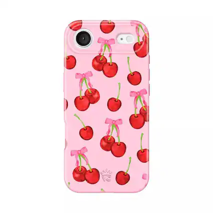 Front. VELVET CAVIAR - Velvet Caviar iPhone Air MagSafe Phone Case - Sweet Cherry - Cherry.