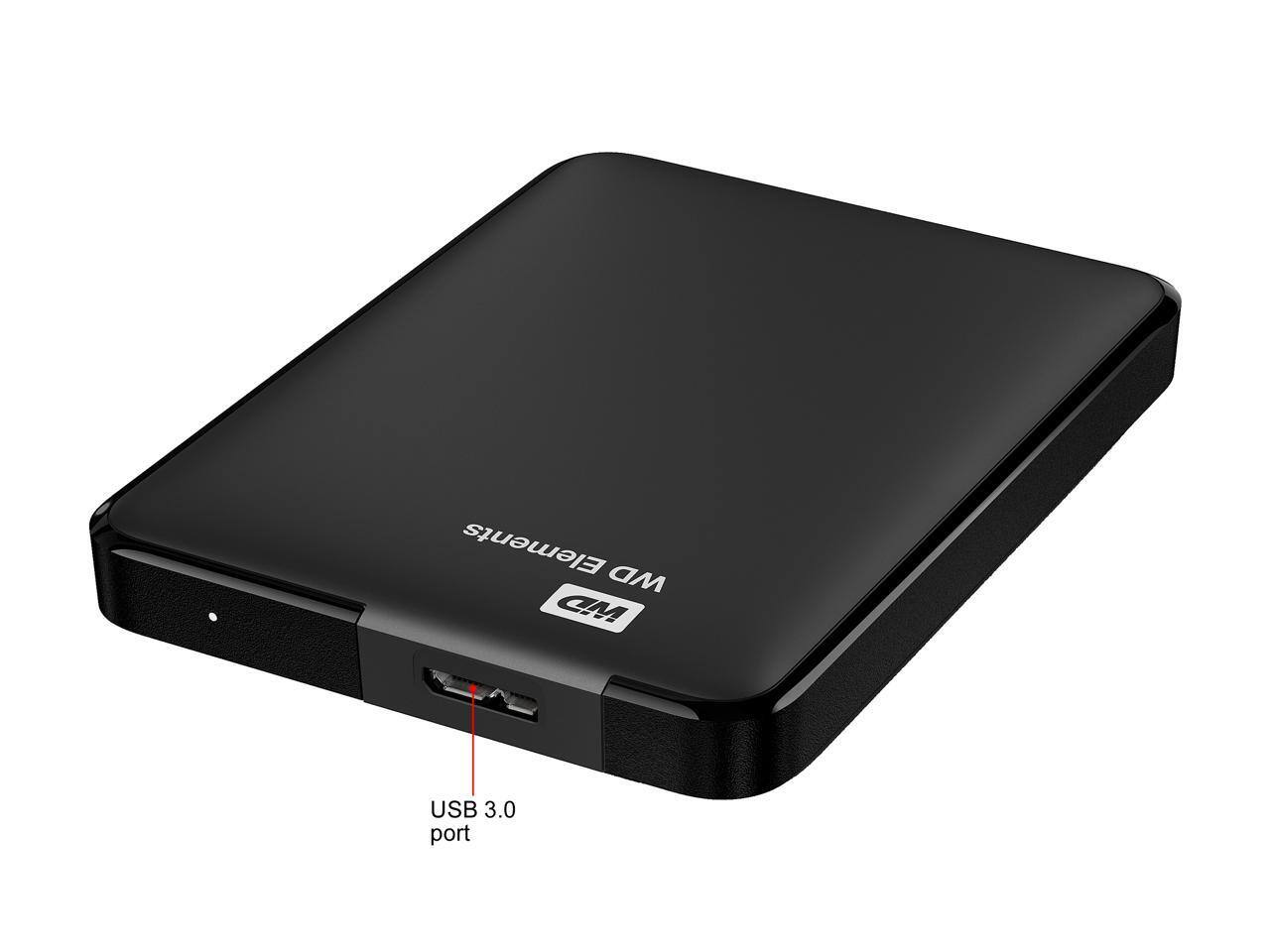 WD Elements  
USB 3.0 port