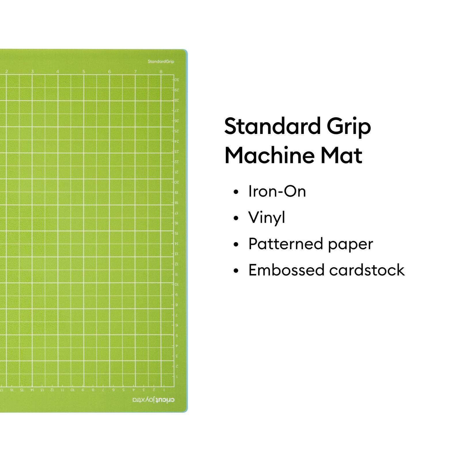 Standard Grip Machine Mat

- Iron-On
- Vinyl
- Patterned paper
- Embossed cardstock