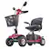 Alt View 5. VEVOR - Heavy-Duty 4 Wheel Mobility Scooter for Adults & Seniors - Folding Electric Powered Mobility Scooter, 12 Mile Long Range - Black;Red.