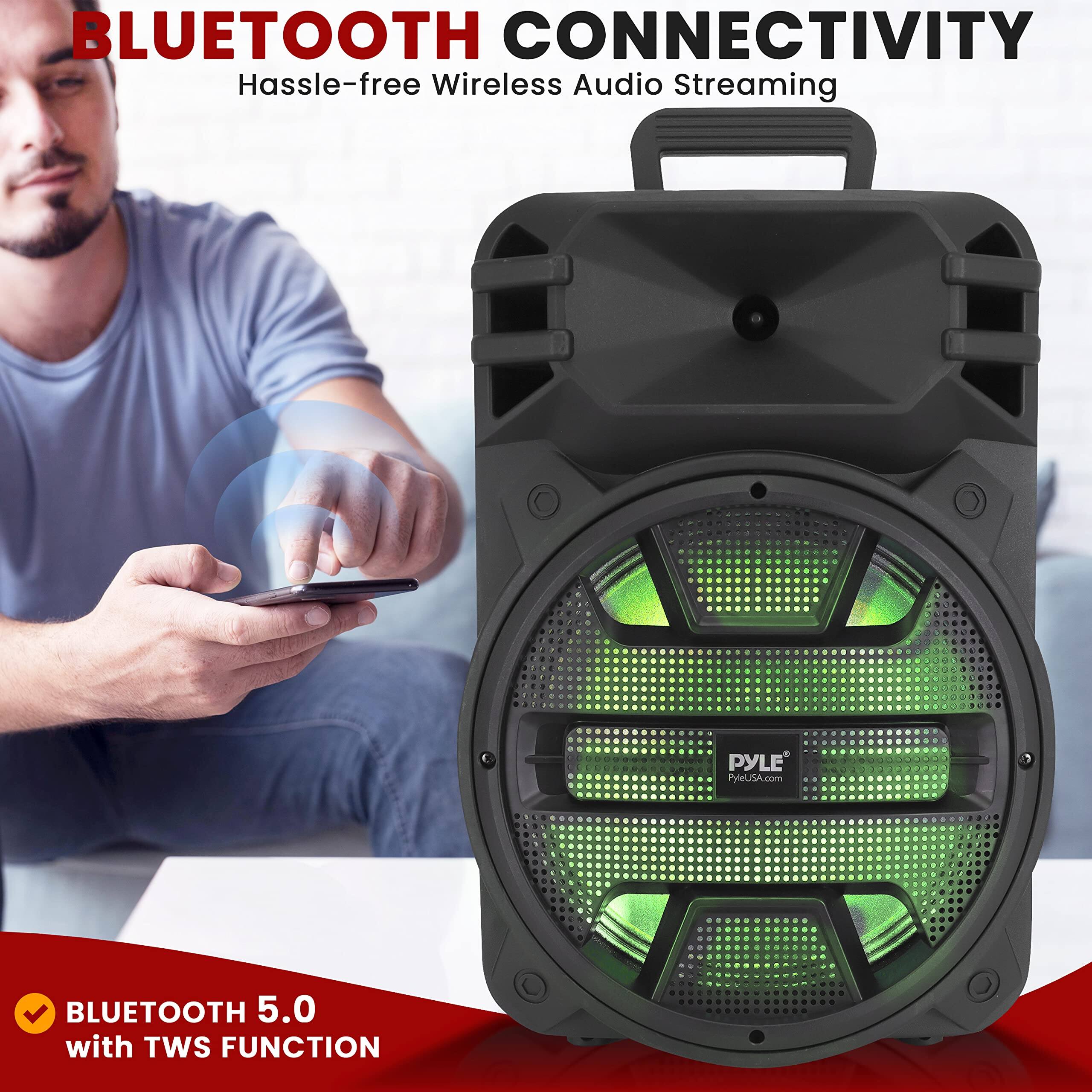 BLUETOOTH CONNECTIVITY  
Hassle-free Wireless Audio Streaming  

PYLE  
PyleUSA.com  

BLUETOOTH 5.0 with TWS FUNCTION