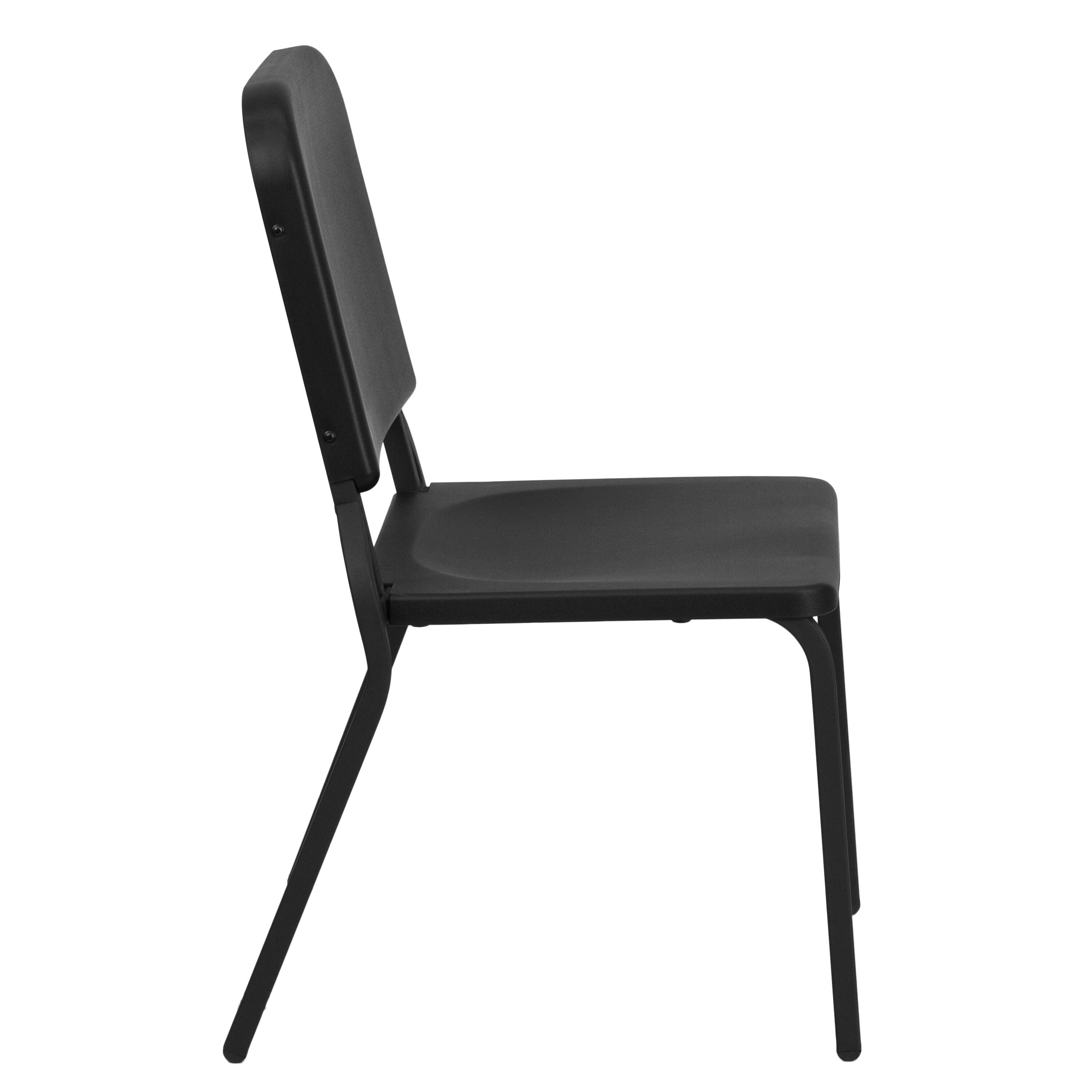 Alt View 5. Emma + Oliver - High Density Stackable Melody Band/Music Chair - Black.