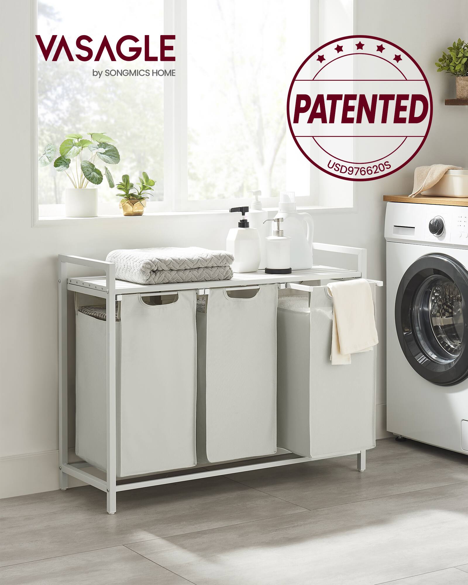 VASAGLE by SONGMICS HOME  
PATENTED USD976620S