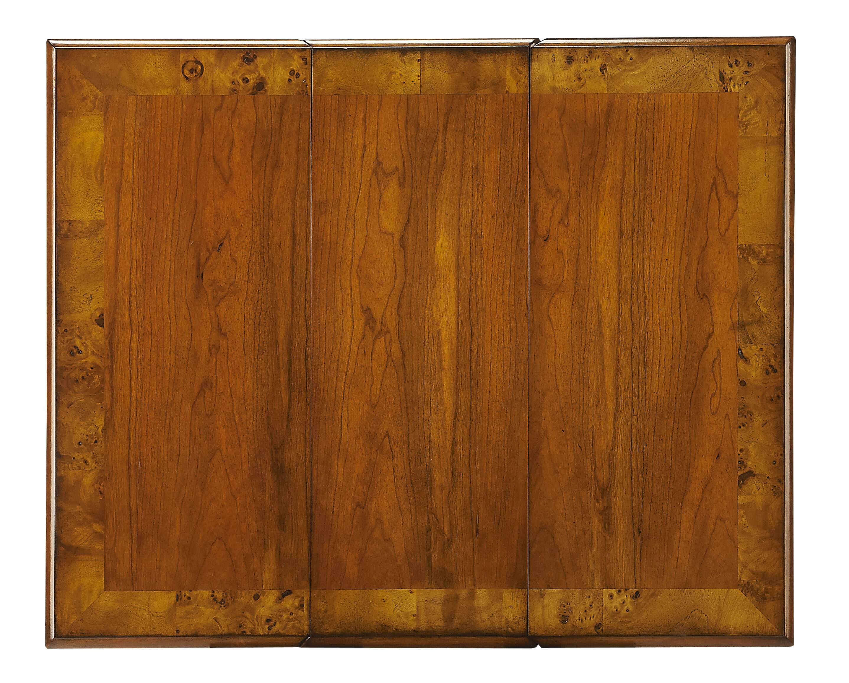 Alt View 2. Butler Specialty - Darrow 24 in. W Fully Extended Rectangualr Wood Drop-Leaf 1 Drawer Side Table - Medium Brown.