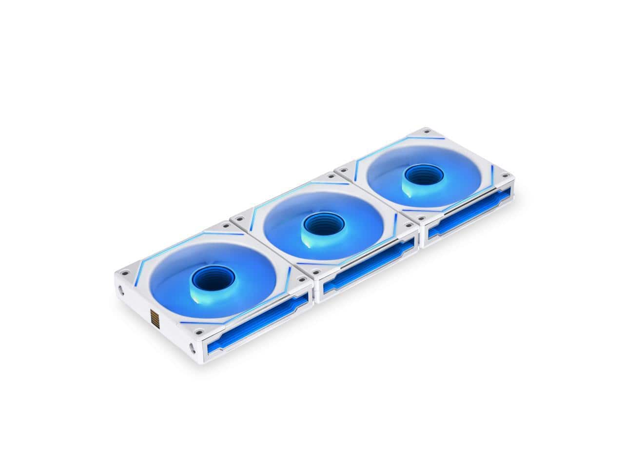 Lian Li - UNI FAN SL INFINITY 120 RGB 3 PCS PACK ---UF-SLIN120-3W ( L Connect 3.0 Controller included) - White