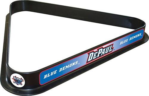 Angle Standard. Trademark - DePaul University Billiard Ball Triangle Rack.