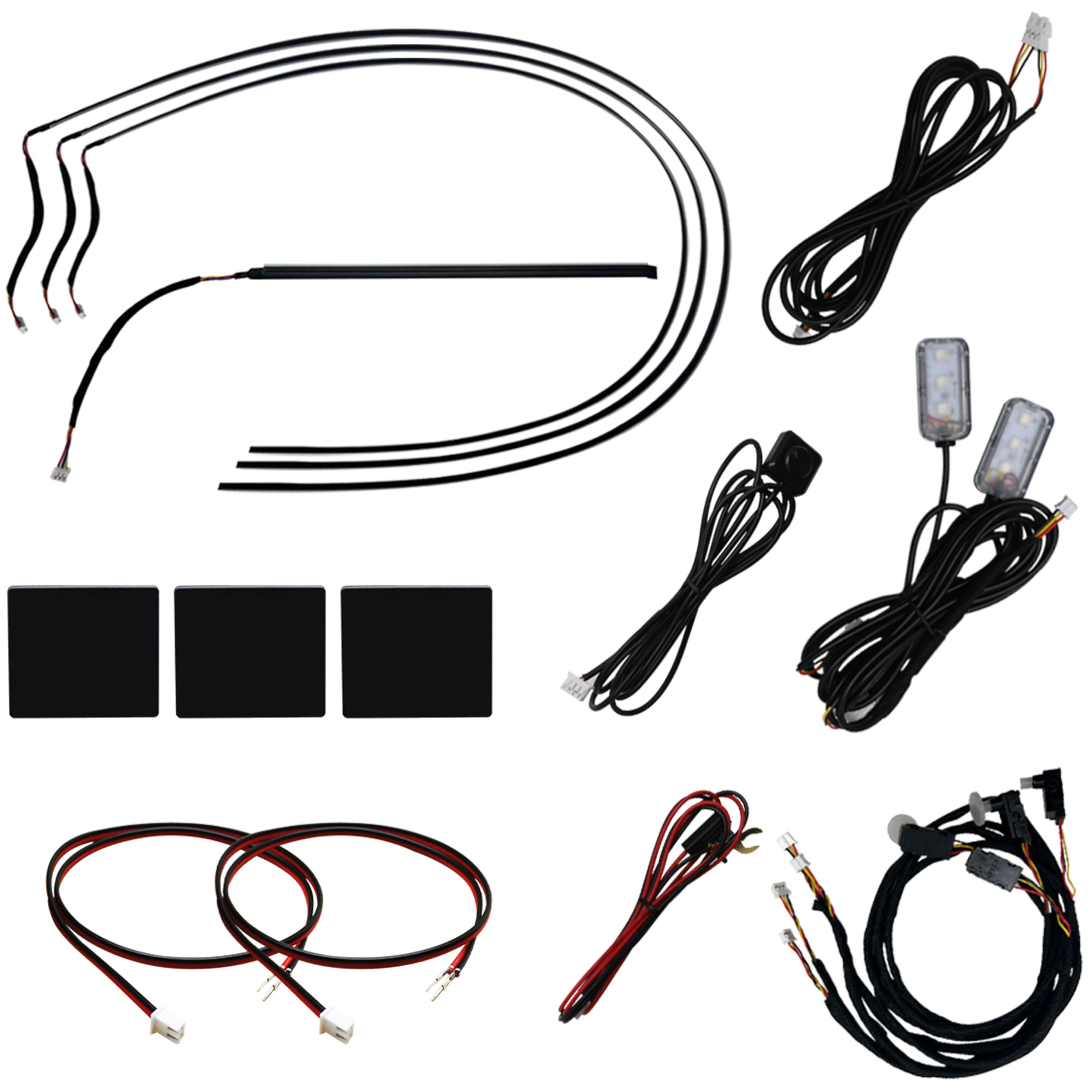 Race Sport - COLORTRAIL RGBW LED Interior Strip Lighting Kit for 2-Door Vehicles - Multi - Front_Zoom