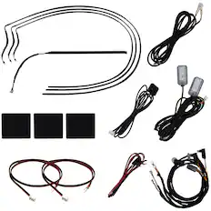 Front. Race Sport - COLORTRAIL RGBW LED Interior Strip Lighting Kit for 2-Door Vehicles - Multi.