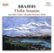 Front Standard. Brahms: Violin Sonatas [CD].