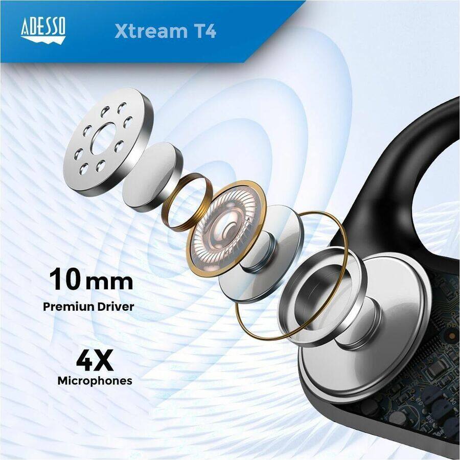 ADESSO  
Xtream T4  

10 mm  
Premium Driver  

4X  
Microphones