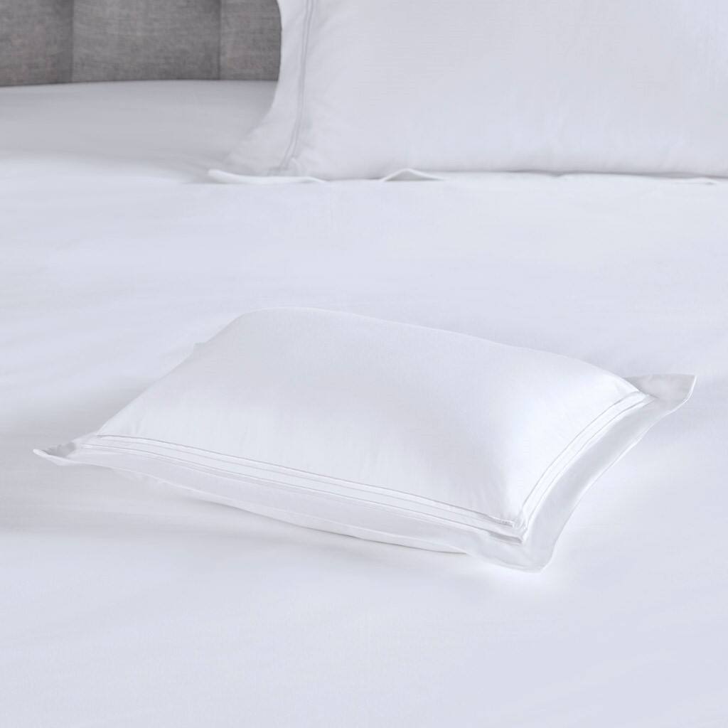 Alt View 3. Gracie Mills - Gracie Mills Mooney 500 Thread Count Embroidered Cotton Sateen Duvet Cover Set - White/White.
