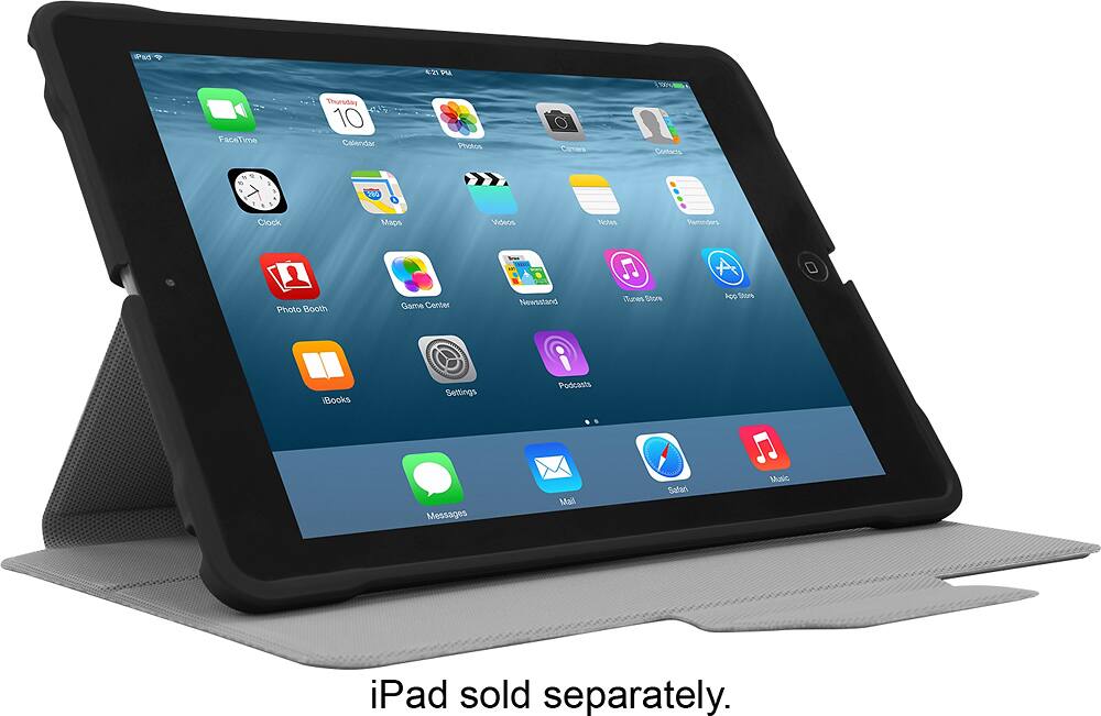Best Buy Targus 3d Protection Folio Case For Apple Ipad Apple Ipad 5th 6th Gen 9 7 Inch Ipad Pro Ipad Air 2 And Air Black Thz635gl