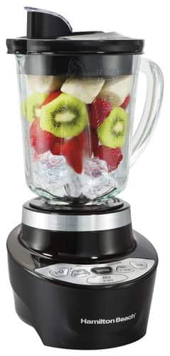 Front Standard. Hamilton Beach - Smoothie Start 40-Oz. Blender - Black.