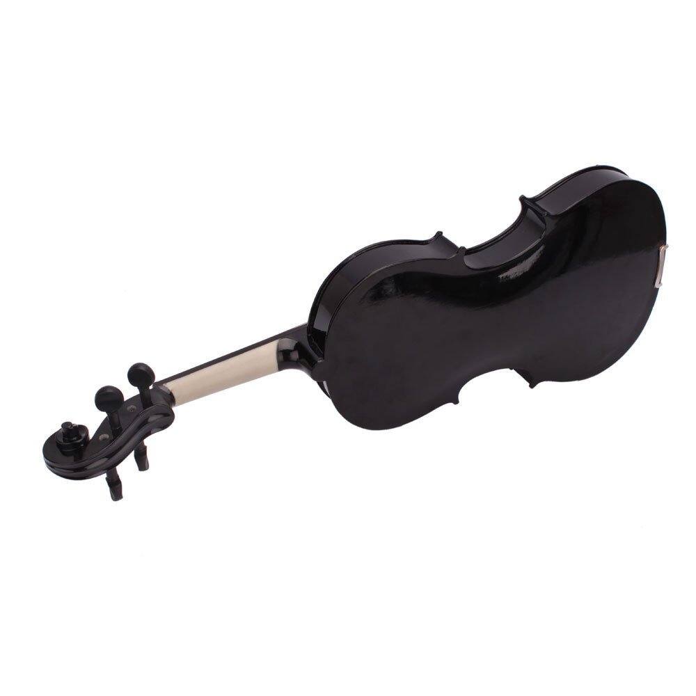 Alt View 1. Home Collection - 3/4 Size Student Acoustic Violin Fiddle with Case, Bow, and Rosin - Black - Black.