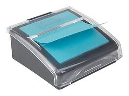 Staples - Stickies Pop-Up Dispenser for 3"x3" Notes, Black (35249) - Black/Clear
