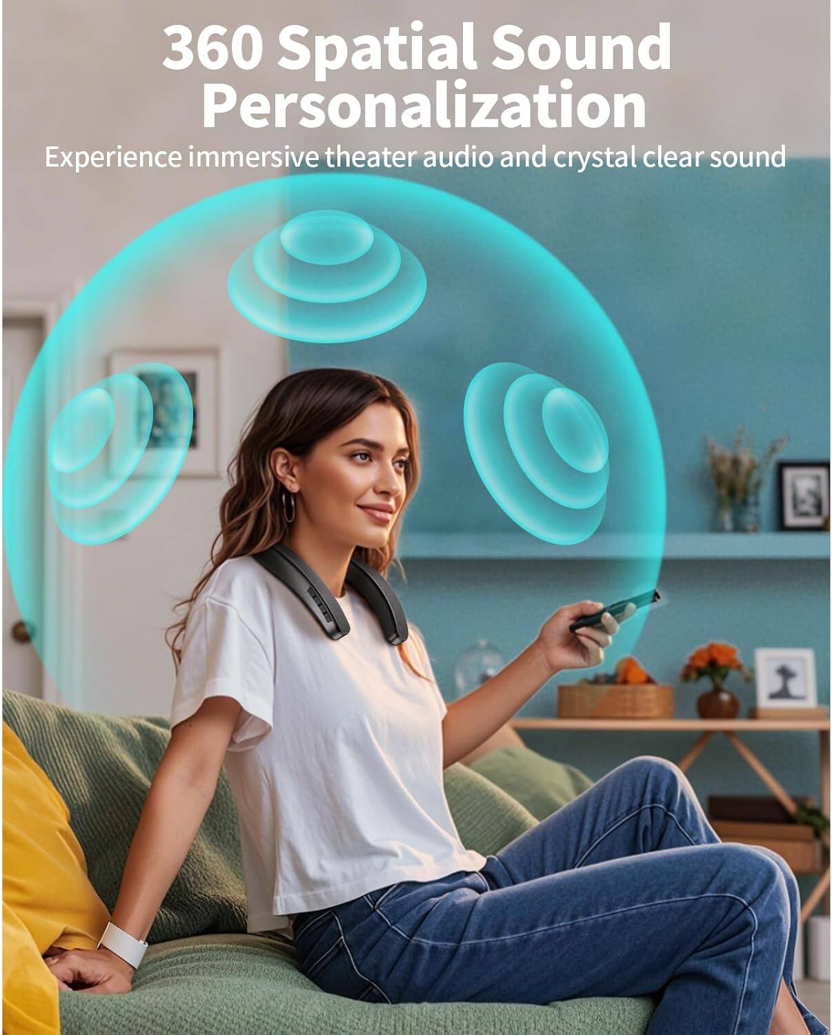 360 Spatial Sound Personalization  
Experience immersive theater audio and crystal clear sound