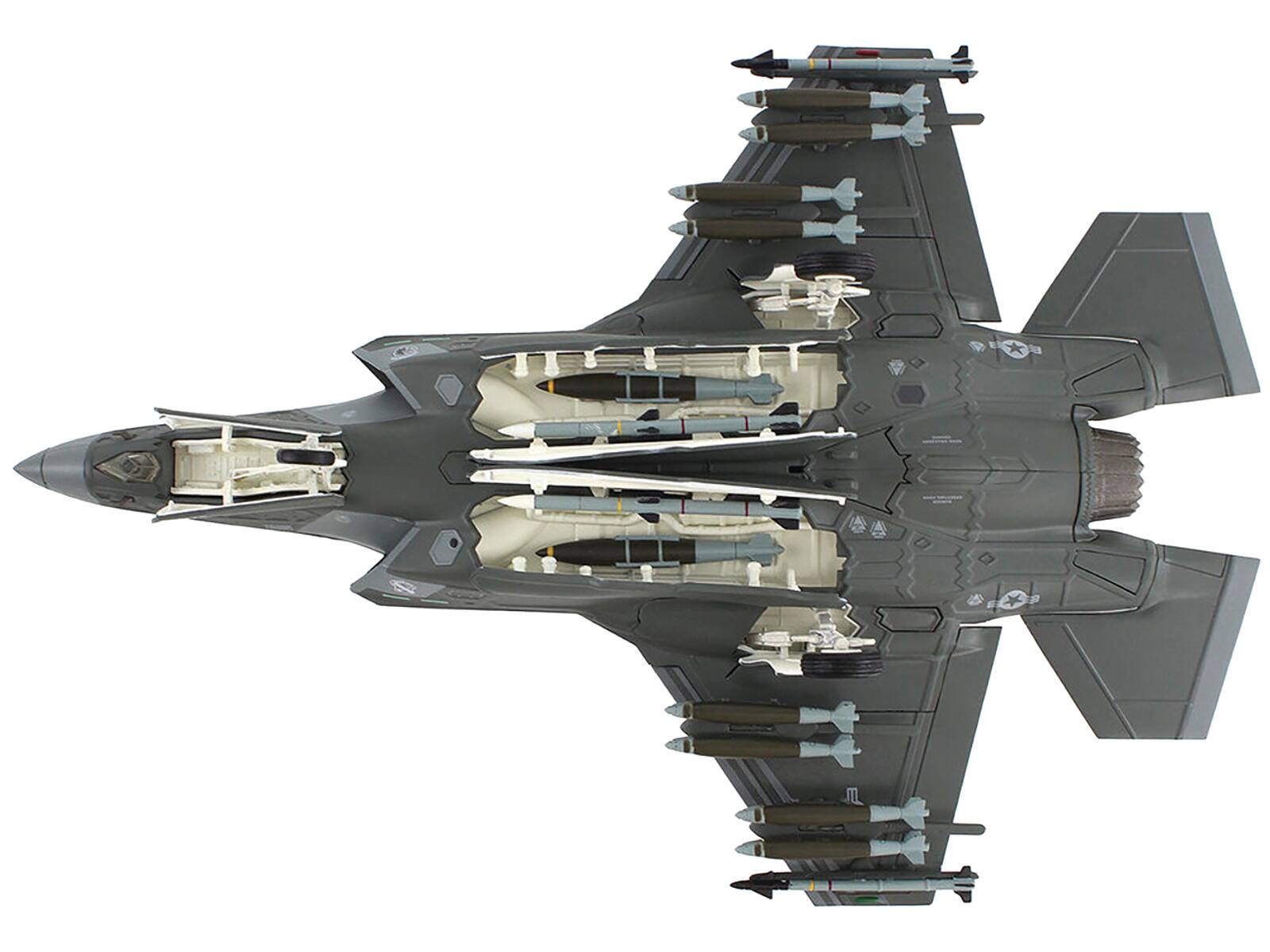 Back. Hobby Master - Lockheed Martin F-35A Lightning II 5345 354th Operations Group Eielson AFB Alaska 2020s USAF Air Power Series 1/72 - Grey.