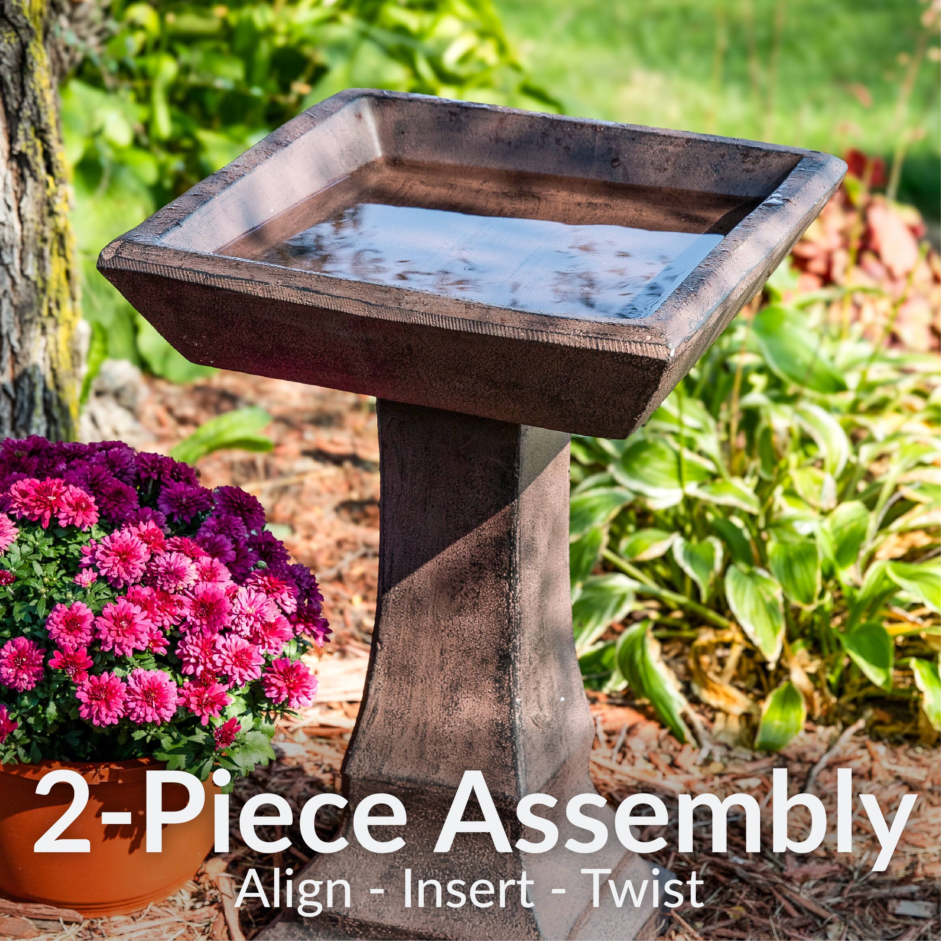 2-Piece Assembly  
Align - Insert - Twist