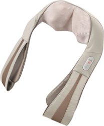 Best Buy: Brookstone Tapping Neck & Shoulder Massager with Heat Black 321644