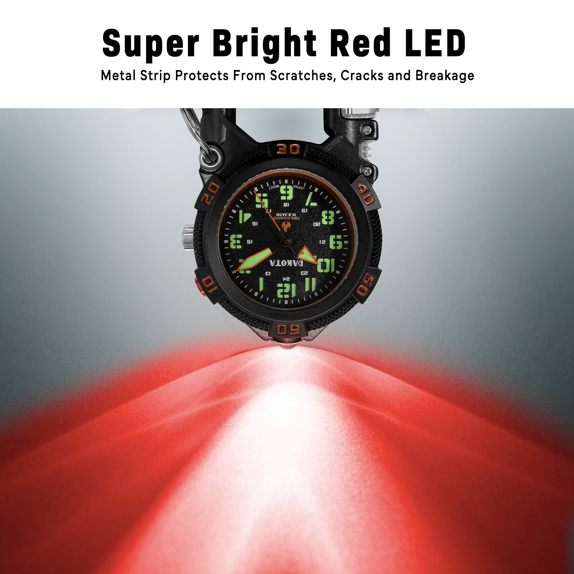 Super Bright Red LED Metal Strip Protects From Scratches, Cracks and Breakage