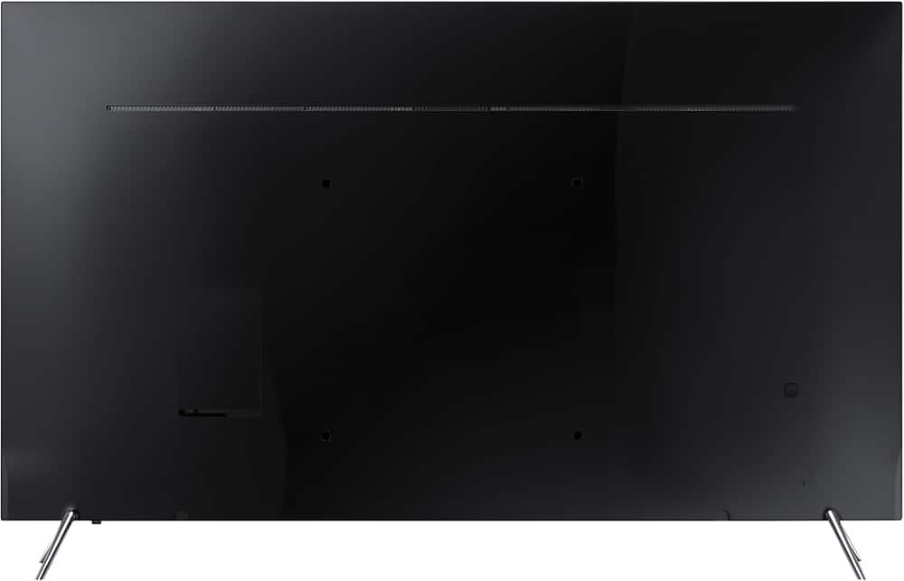 Back. Samsung - 55" Class - (54.6" Diag.) - LED - 2160p - Smart - 4K Ultra HD TV - with High Dynamic Range - Silver.