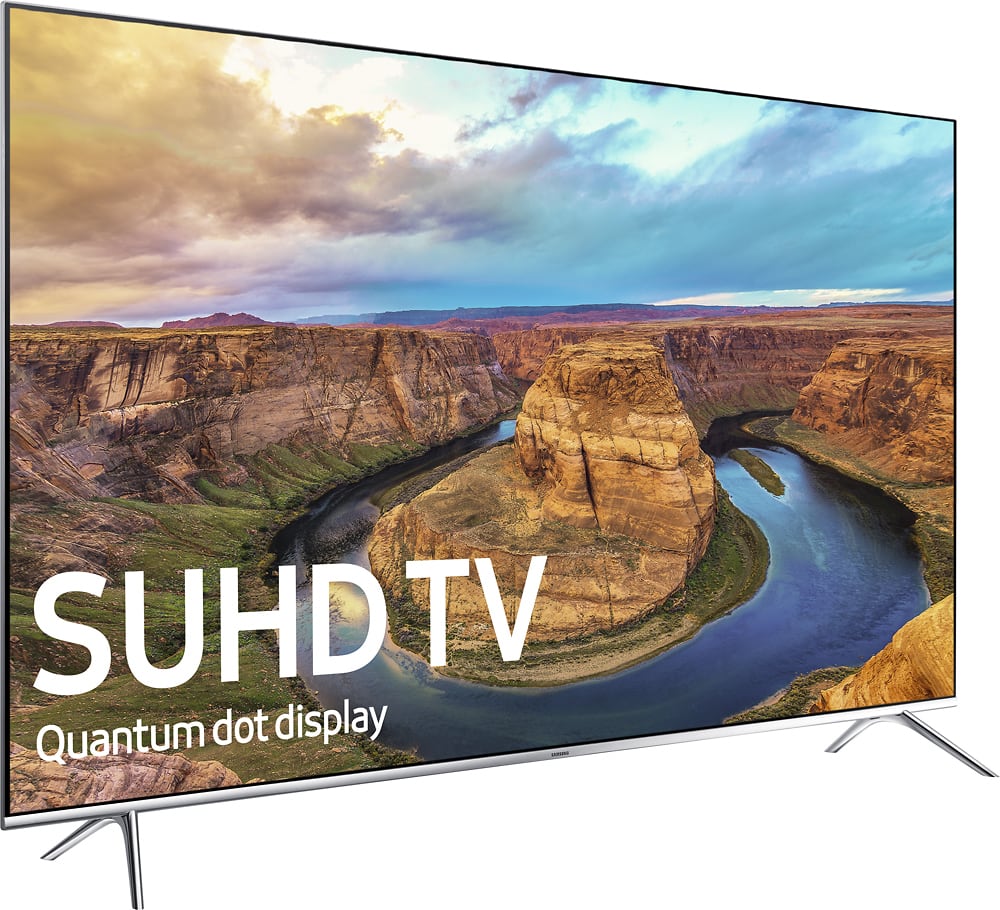 Alt View 12. Samsung - 55" Class - (54.6" Diag.) - LED - 2160p - Smart - 4K Ultra HD TV - with High Dynamic Range - Silver.
