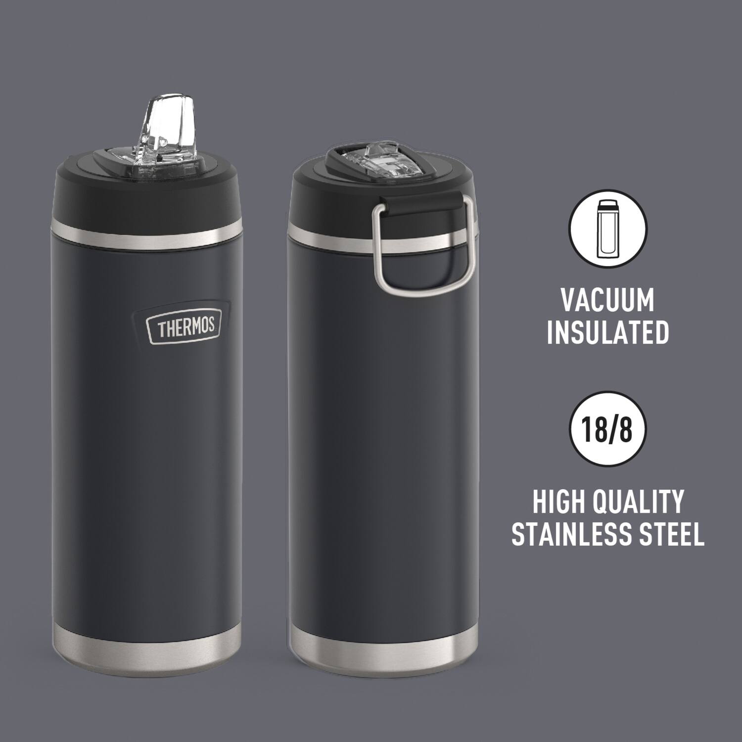 THERMOS VACUUM INSULATED 18/8 HIGH QUALITY STAINLESS STEEL
