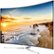 Left. Samsung - 55" Class (54.6" Diag.) - LED - Curved - 2160p - Smart - 4K Ultra HD TV - with High Dynamic Range - Black.