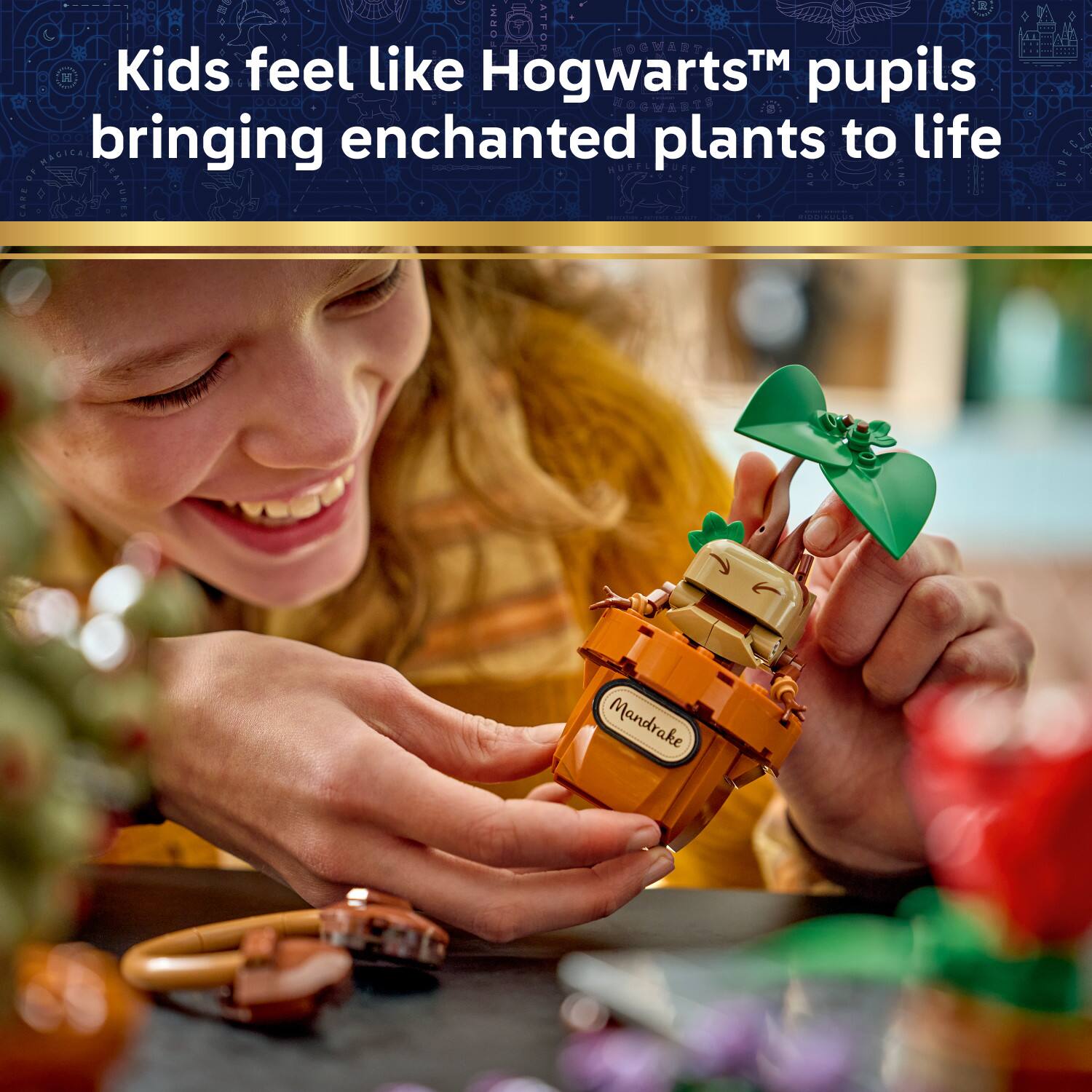 Kids feel like Hogwarts™ pupils bringing enchanted plants to life