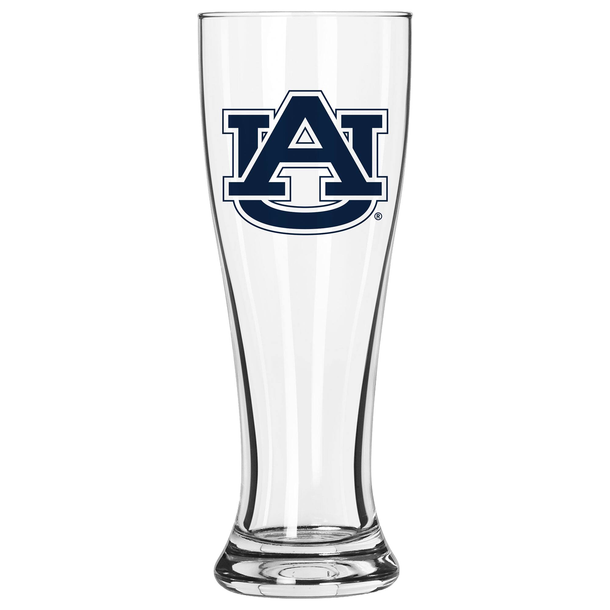 Front. Logo Brands - Auburn Tigers 16oz. Game Day Pilsner Glass - Multicolor.