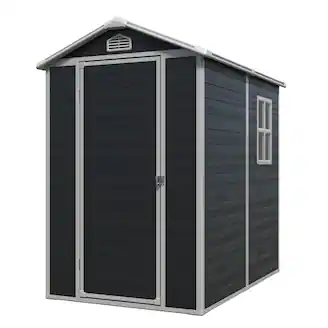 4x6ft Resin Outdoor Storage Shed