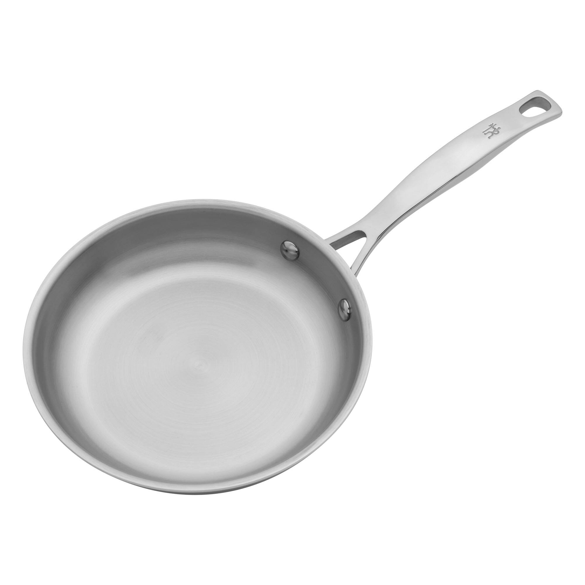 Alt View 1. Henckels - Henckels Clad H3 8-inch Stainless Steel Fry Pan - Stainless Steel.