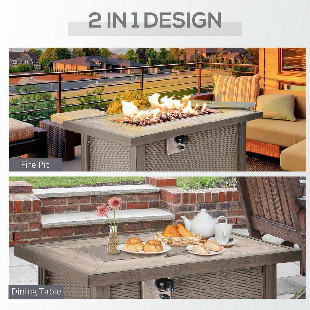 2 IN 1 DESIGN

Fire Pit

Dining Table
