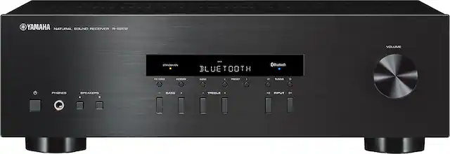 Front. Yamaha - 200W 2-Ch. Stereo Receiver - Black.