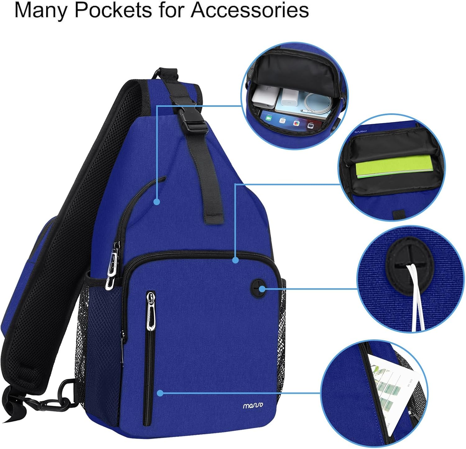 Many Pockets for Accessories