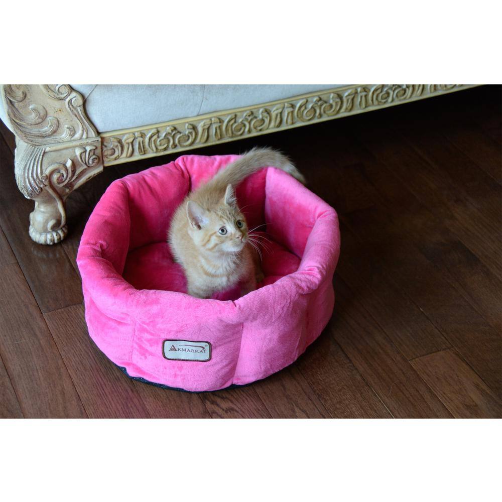 Back. Armarkat - Pet Bed Pink - Pink.
