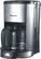 Angle Standard. Magic Chef - 12-Cup Coffeemaker - Black/Stainless-Steel.