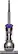Front. Dyson - Ball Multi Floor HEPA Bagless Upright Vacuum - Purple.
