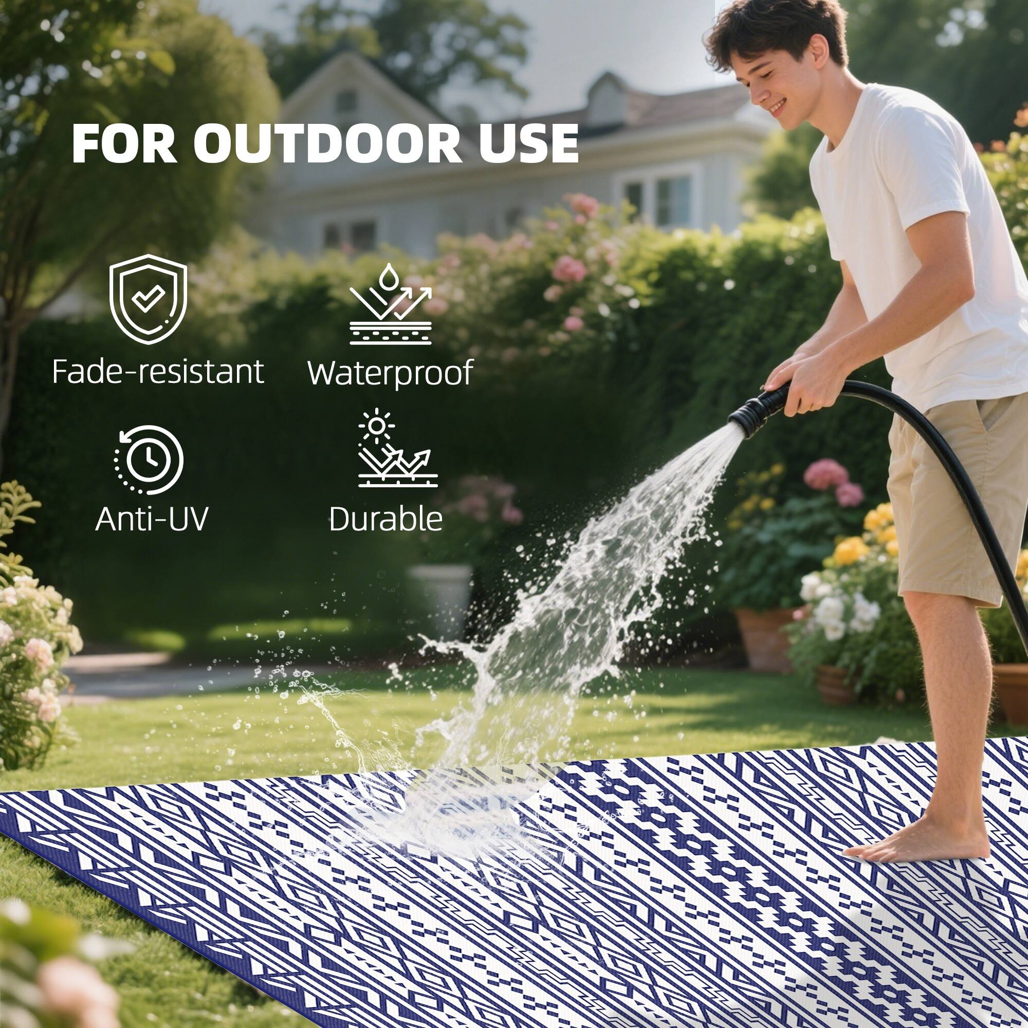 FOR OUTDOOR USE
Fade-resistant
Waterproof
Anti-UV
Durable