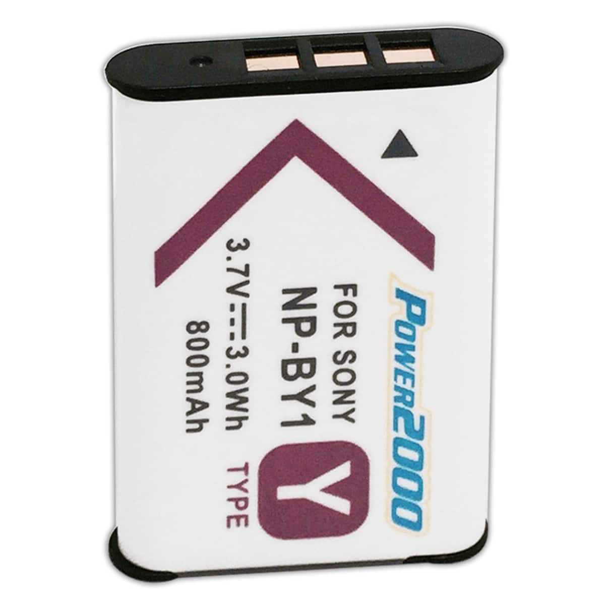Power2000 - NP-BY1 3.7V 800mAh Rechargeable Li-Ion Battery for Sony Camera