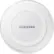 Front. Samsung - Wireless Charging Pad - White.