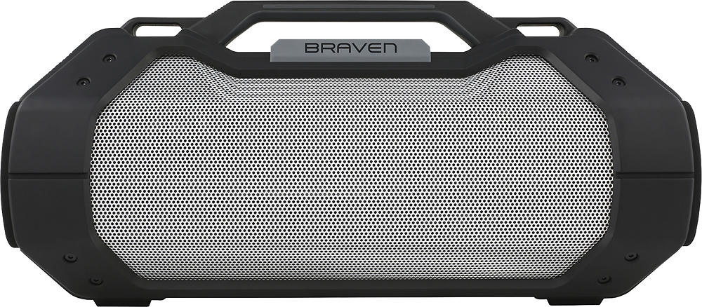 Kort levetid Automatisering Kontrovers BRAVEN BRV-XXL Portable Bluetooth Speaker Black,Titanium BRVXXLBBT - Best  Buy