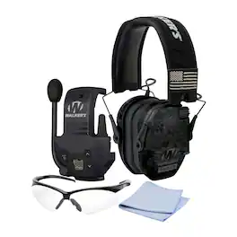 Walkers - Walker's Razor Slim Electronic Muff Patriot Series Bundle - Kryptek Camo