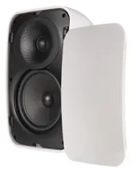 Sonance - MX62 SST SINGLE SPEAKER - Mariner MX Series 6-1/2" 2-Way Outdoor Surface Mount Single Stereo Speaker (Each) - Paintable White - Front_Zoom