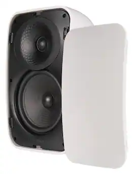 Sonance - MX62 SST SINGLE SPEAKER - Mariner MX Series 6-1/2" 2-Way Outdoor Surface Mount Single Stereo Speaker (Each) - Paintable White