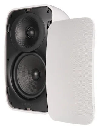 Front. Sonance - MX62 SST SINGLE SPEAKER - Mariner MX Series 6-1/2" 2-Way Outdoor Surface Mount Single Stereo Speaker (Each) - Paintable White.