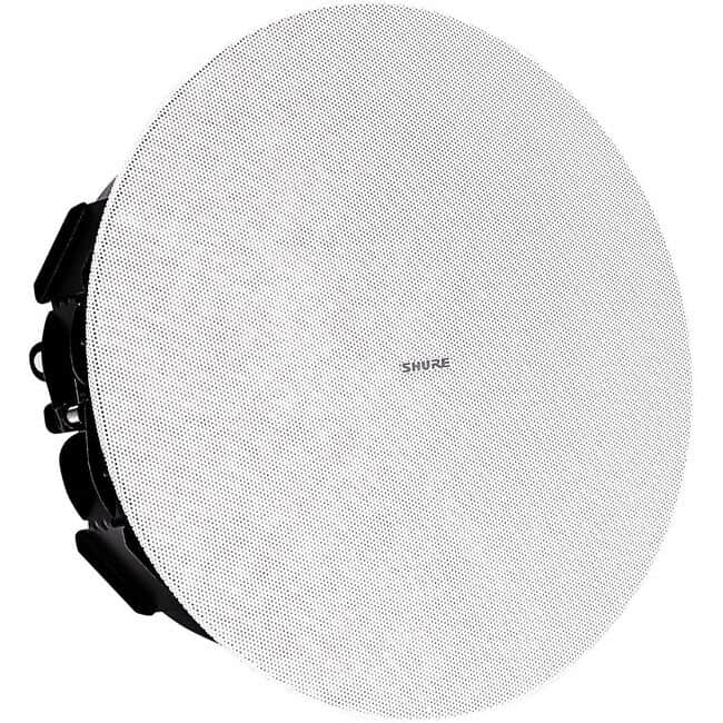Shure - Speaker System - Ceiling Mountable - 120 Hz to 20 kHz - 1 - White